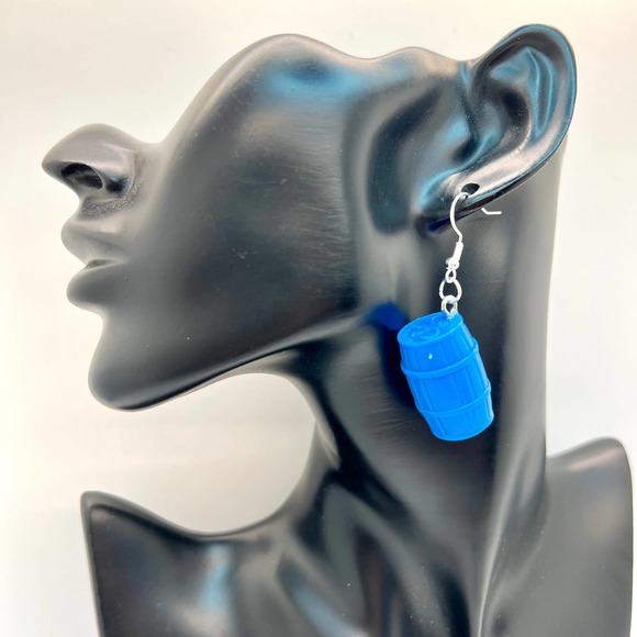 Barrel Of Monkeys Earrings - Retro Toy Earrings - Game Night Earrings - Y2k 90s - Picture 9 of 10